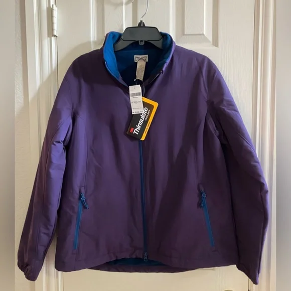 Jackets Coats Duluth Trading Company Purple Grab Fleece Lined